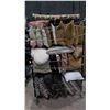 Image 4 : CONTENTS OF RACK- ASSORTED DECORATIVE PILLOWS *RACK NOT INCLUDED*