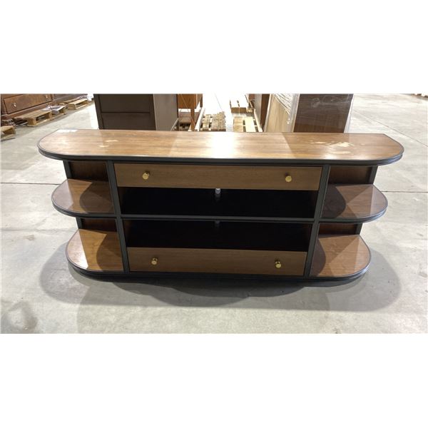 STANLEY FURNITURE 2 DRAWER MEDIA/DISPLAY CENTER