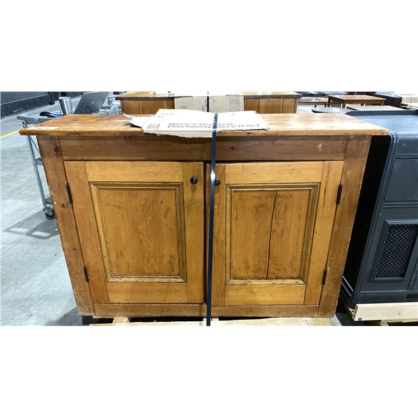 ANTIQUE PINE 2 DOOR CUPBOARD