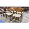 Image 1 : SET OF 4 MCM DANISH TEAK DINING CHAIRS