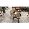 Image 1 : PAIR OF ANTIQUE WOODEN ARM CHAIRS