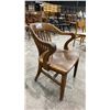 Image 3 : PAIR OF ANTIQUE WOODEN ARM CHAIRS