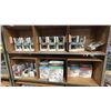 Image 2 : 4 TIER MOBILE SHELVING RACK WITH ASSORTED DOOR KNOBS