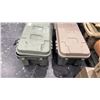 Image 2 : PAIR OF PLASTIC PLANO STORAGE TRUNKS