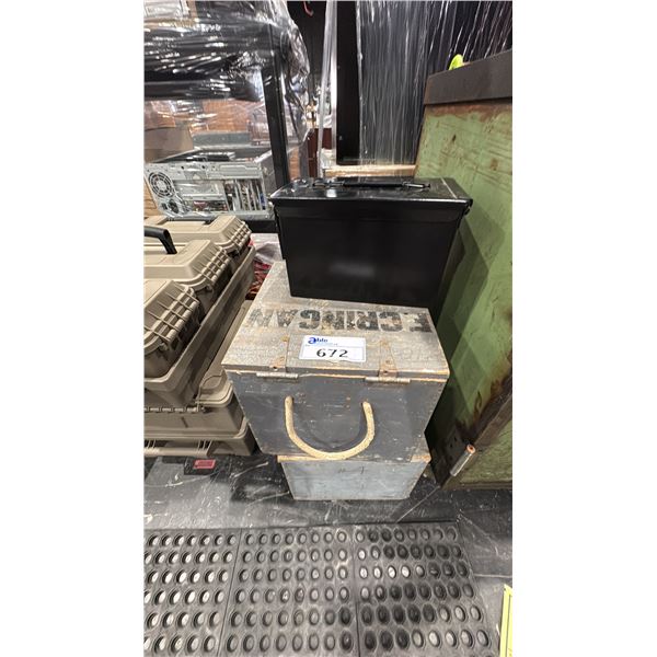 3 AMMO CASES