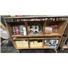 Image 3 : 4 TIER MOBILE SHELVING RACK WITH ASSORTED DOOR KNOBS
