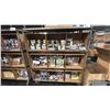 Image 1 : 4 TIER MOBILE SHELVING RACK WITH ASSORTED DOOR KNOBS