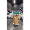 Image 1 : CARDBOARD BARREL OF ASSORTED SHOVELS & BROOMS