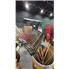 Image 2 : CARDBOARD BARREL OF ASSORTED BROOMS & RAKES