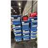 Image 1 : PALLET OF SET DEC HOSPITAL ITEMS - MASKS, AIRCAST BOOTS, BLOODBAGS, GAUZE AND MORE