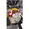Image 1 : 2 GLOBAL INDUSTRIES HOSPITAL SUPPLY CARTS WITH ASSORTED HOSPITAL SET DEC ITEMS