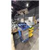 Image 1 : HOSPITAL SUPPLY CART, 3 TIER ROLLING CART AND OTHER MEDICAL SET DEC SUPPLIES