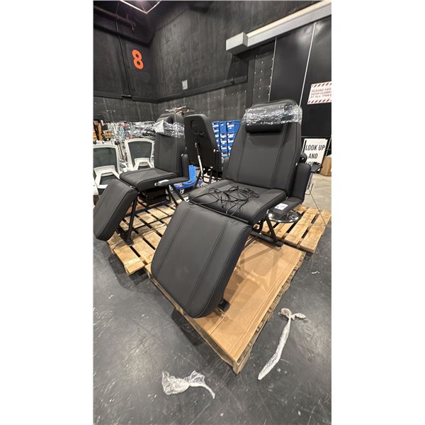 LEATHER RECLINING MEDICAL CHAIR