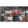Image 2 : CONTENTS OF ROLLING RACK - BANDAGES, FACE MASKS, STETHOSCOPES AND OTHER HOSPITAL SET DEC ITEMS