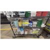 Image 4 : CONTENTS OF ROLLING RACK - BANDAGES, FACE MASKS, STETHOSCOPES AND OTHER HOSPITAL SET DEC ITEMS