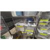 Image 3 : CONTENTS OF ROLLING RACK - SET DEC PILL BOTTLES, BLOOD BAG TRAYS AND OTHER HOSPITAL SET DEC ITEMS