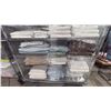 Image 3 : CONTENTS OF ROLLING RACK - HOSPITAL BLANKETS, TOWELS AND PAPER TOWEL
