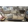 Image 3 : CONTENTS OF ROLLING RACK - HOSPITAL BEDSHEETS AND BLANKETS AND ASSORTED CRUTCHES