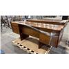 Image 2 : MID CENTURY MODERN ROSEWOOD 4 DRAWER WITH CENTER CUPBOARD CREDENZA