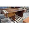Image 1 : MID CENTURY MODERN ROSEWOOD 2 DRAWER EXECUTIVE DESK
