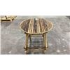 Image 2 : RUSTIC TREE BRANCH SMALL ROUND TABLE