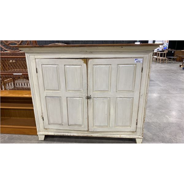 ANTIQUE 2 DOOR JELLY CABINET