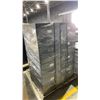 Image 1 : GROUP OF 3 GREY METAL 4 DRAWER FILING CABINETS