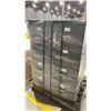 Image 2 : GROUP OF 3 GREY METAL 4 DRAWER FILING CABINETS