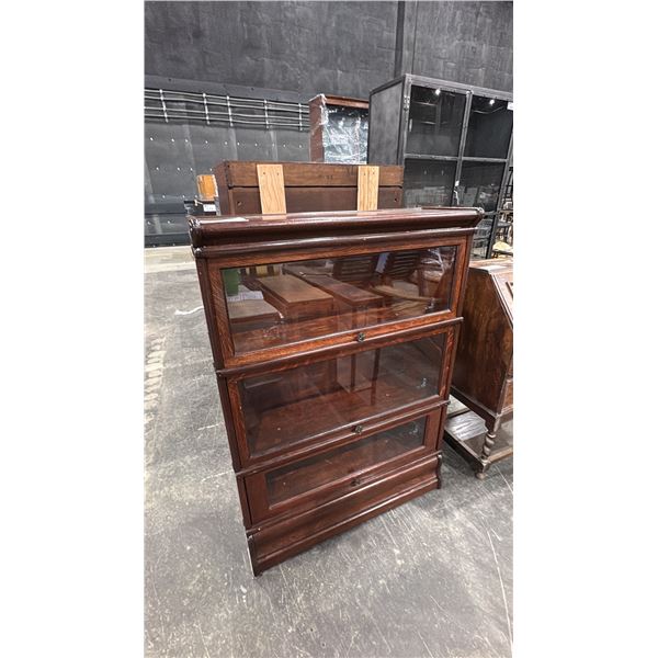 RUSTIC GLASS FRONT CABINET