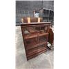 Image 1 : RUSTIC GLASS FRONT CABINET