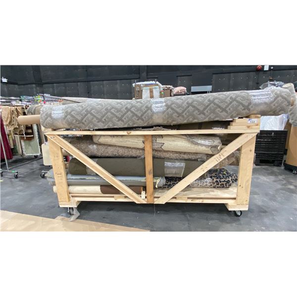 LARGE ASSORTMENT OF RUGS