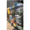 Image 1 : CONTENTS OF ENTIRE RACK- ASSORTED CAMPING GEAR & LIFE JACKETS *RACK NOT INCLUDED*