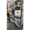 Image 2 : METAL MOBILE RACK WITH ASSORTED FISHING GEAR, RIGGING KITS, LIFE VESTS. BULLET CASINGS, FISHING