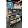 Image 3 : CONTENTS OF ROLLING RACK - ASSORTED LAUNDRY BINS