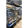 Image 5 : CONTENTS OF ROLLING RACK - ROCKING HORSE, UMBRELLA STAND, ASSORTED HOME DECOR AND SPORTS GEAR