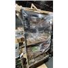 Image 1 : CONTENTS OF ROLLING RACK - GLASS BOTTLES AND CAMPING GEAR
