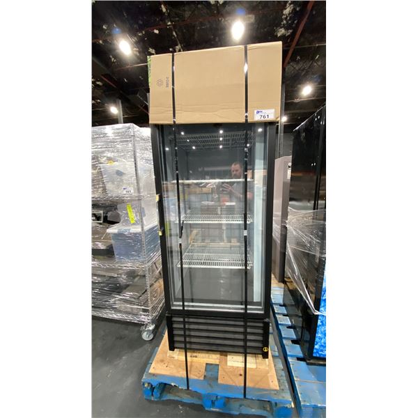 SINGLE DOOR GLASS FRONT REACH IN COOLER