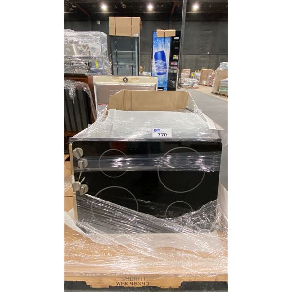 FRIGIDAIRE BUILT IN ELECTRIC RANGE & BUILT IN SINGLE WALL OVEN