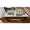Image 3 : INDUSTRIAL STYLE SINGLE SINK VANITY & KITCHEN SINK