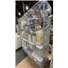 Image 2 : ROLLING RACK WITH ASSORTED NAPKINS, COFFEE FILTERS, STRAWS AND MORE
