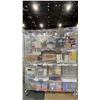 Image 3 : ROLLING RACK WITH ASSORTED NAPKINS, COFFEE FILTERS, STRAWS AND MORE