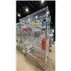 Image 2 : ROLLING RACK WITH ASSORTED DINER TRAYS, DISPLAY CABINETS, NAPKIN DISPENSERS AND MORE