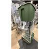Image 2 : ROLLING METAL CART WITH PLASTIC BINS