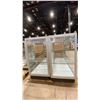 Image 2 : PAIR OF GLASS DISPLAY CABINETS