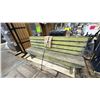 Image 1 : PAIR OF RUSTIC WOODEN BENCHES