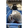 Image 4 : PALLET OF ASSORTED SET DEC ITEMS- BOWLS, PICTURE FRAMES, ROPE, BIKE HELMETS, PROTIEN SHAKERS,