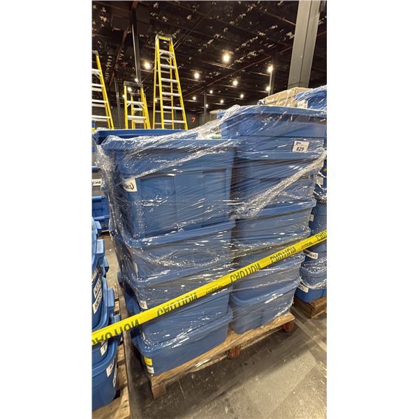 PALLET OF ASSORTED SET DEC ITEMS- OFFICE ITEMS, BACKPACKS, FORENSIC DIGGING TOOLS, LEATHER JOURNALS