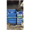 Image 1 : PALLET OF ASSORTED SET DEC ITEMS- SNIPER MATS, GAS MASKS, POKER CHIPS AND RACKS AND MORE
