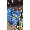 Image 2 : PALLET OF ASSORTED SET DEC ITEMS- SNIPER MATS, GAS MASKS, POKER CHIPS AND RACKS AND MORE