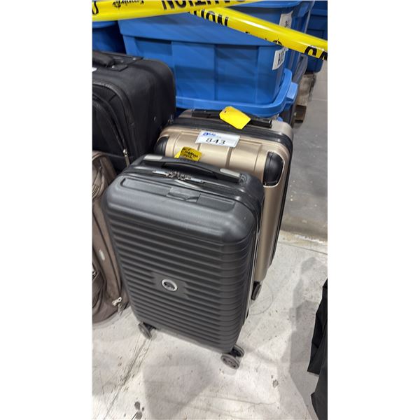 2 ROLLING CARRY ON BAGS